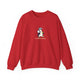 Funny Penguin Pickleball Crewneck Sweatshirt - Less Footwork, More Optimism