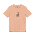 Fox pickleball t-shirt in Heather Peach