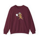 Dachshund Pickleball Crewneck Sweatshirt - Short Legs, Long Rallies
