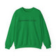 Irish green pickleball sweatshirt with a "pickleball is life." text design