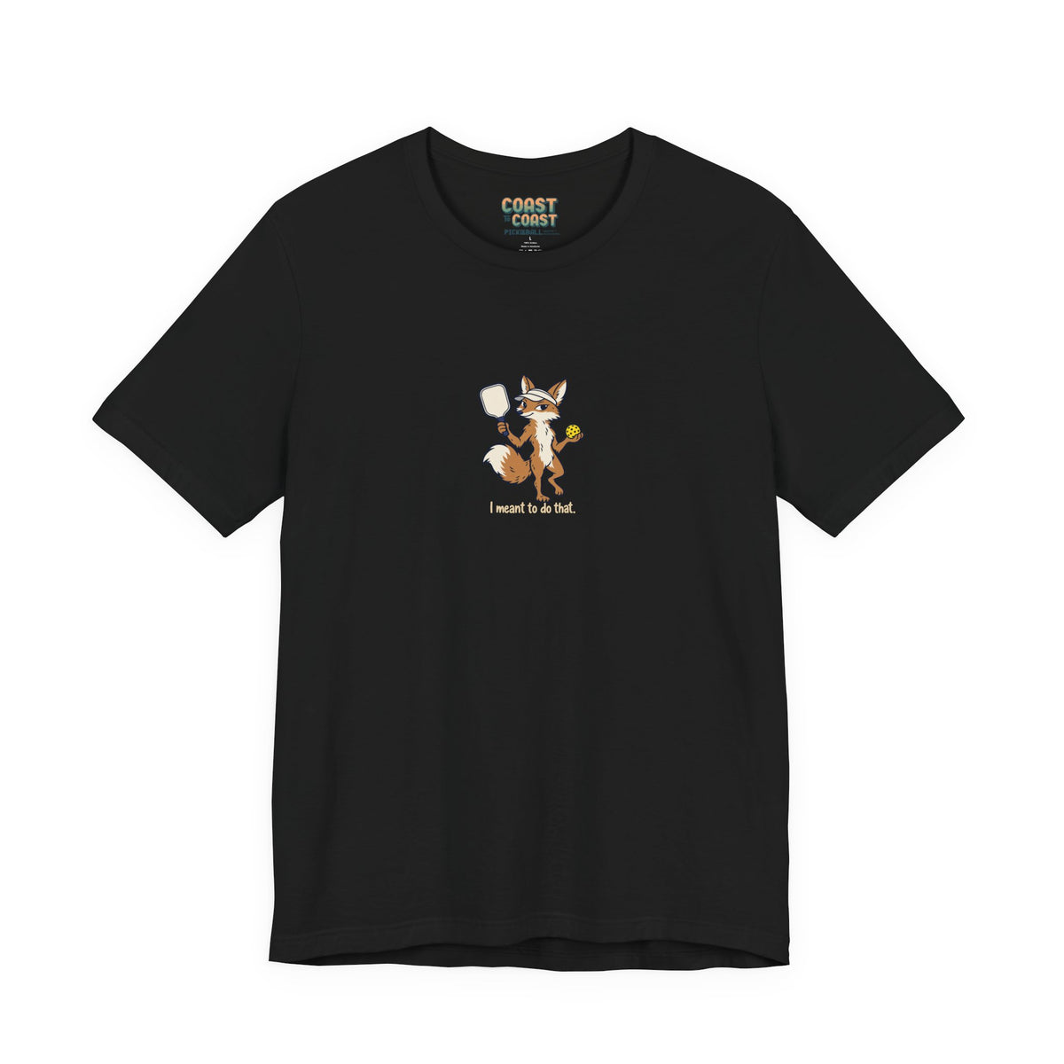 Fox pickleball t-shirt in Black