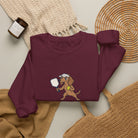 Dachshund pickleball crewneck sweatshirt, Short Legs, Long Rallies