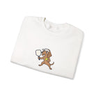 Dachshund pickleball crewneck sweatshirt, Short Legs, Long Rallies