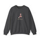 Funny Flamingo Pickleball Crewneck Sweatshirt - Good Form, Questionable Footwork