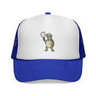 Pickleball turtle trucker hat in Royal