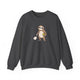 Sloth Pickleball Crewneck Sweatshirt - Saving Energy for Game Point