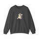 Hippo Pickleball Crewneck Sweatshirt - Big Energy at the Net