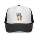 Pickleball Bear Trucker Hat — Bear With Me, I'm Serving