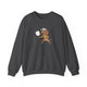 Dachshund Pickleball Crewneck Sweatshirt - Short Legs, Long Rallies