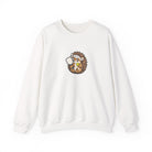Hedgehog pickleball crewneck sweatshirt, Small Player, Full Commitment