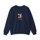 Funny Fox Pickleball Crewneck Sweatshirt - I Meant to Do That