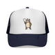 Pickleball Bear Trucker Hat — Bear With Me, I'm Serving