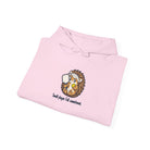 Hedgehog pickleball hoodie, Small Player, Full Commitment