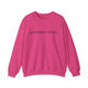Heliconia pink pickleball sweatshirt with a "pickleball is life." text design
