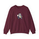 Badger pickleball crewneck sweatshirt in Maroon