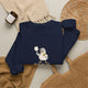 Duck pickleball crewneck sweatshirt in Navy, Was That Yours or Mine
