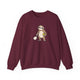 Sloth Pickleball Crewneck Sweatshirt - Saving Energy for Game Point