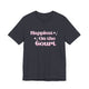 Heather Navy pickleball t-shirt with retro script text "Happiest On the Court" and sparkle accents