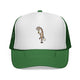 Pickleball Giraffe Trucker Hat — A Different View of the Court