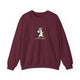 Funny Penguin Pickleball Crewneck Sweatshirt - Less Footwork, More Optimism