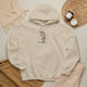 Giraffe pickleball hoodie in Sand, That Lob Looked Higher to You