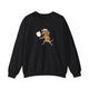 Dachshund Pickleball Crewneck Sweatshirt - Short Legs, Long Rallies